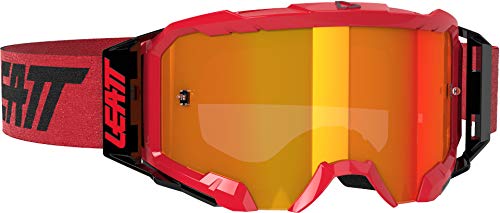 Leatt Velocity 5.5 Iriz Motocross Brille Rot
