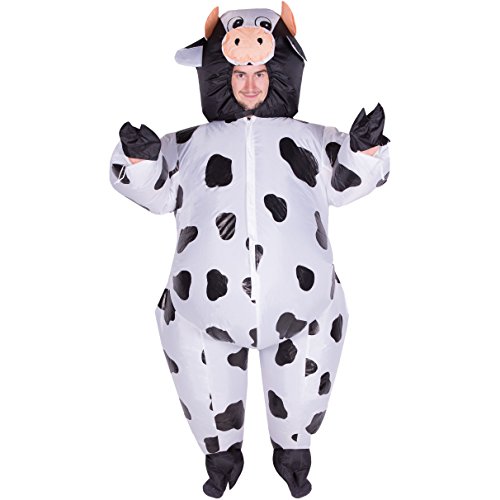 Bodysocks® Aufblasbares Kuh Kostüm für Erwachsene