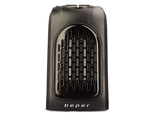 Beper - Pocket Heater Mini-Heizung für kleine Räume, Keramikelemente, 2 Stufen, Temperatur 15° - 32° C, 350W - Schwarz
