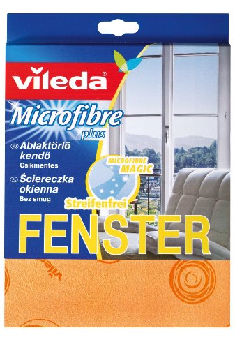 Vileda Glas- und Fenstertuch, 4er Pack