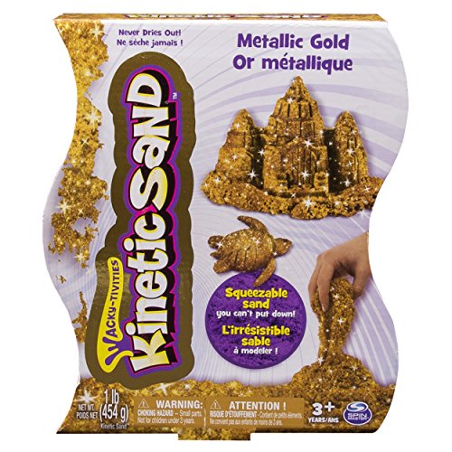 Kinetic Sand - Supersand - Metallisch Goldfarben 454g [UK Import]