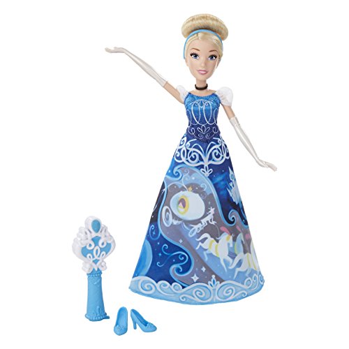 Hasbro Disney Prinzessin B5299ES0 - Cinderella in magischem Märchenkleid, Puppe