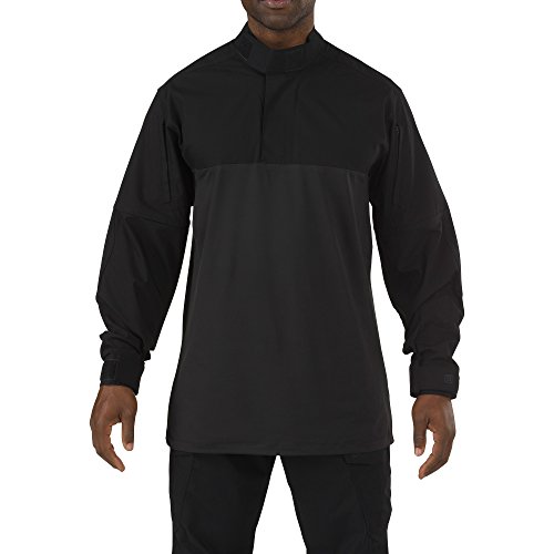 5.11 Men's Stryke TDU Rapid Long Sleeve Shirt, Black, 3X-Large