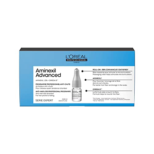 L'Oréal Professionnel Serie Expert Aminexil Advanced, 10x 6 ml, 1er Pack, (1x 0,06 L)