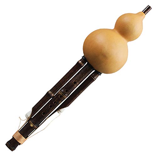 Hulusi Traditionelle chinesische Flöte aus Bambus-Kürbis-Seide (Größe: F-Taste) (G-Schlüssel)