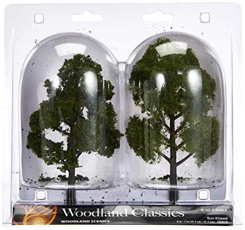 Woodland Scenics Kunststoff Sun Kissed Laubabwerfende Bäume 6 zu 17,8 cm