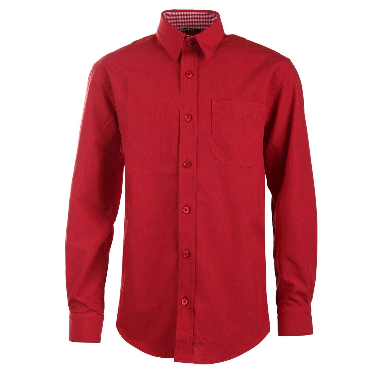 G.O.L. - Festliches Langarmhemd Jungen (Hemd ohne Krawatte), rot,164 - Größe 164