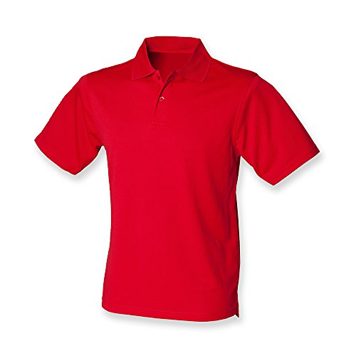 Henbury Coolplus?? Polo Shirt L Classic Red