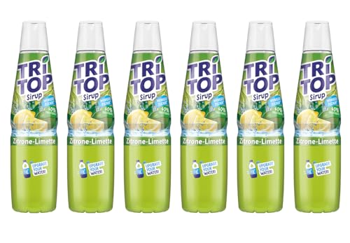 Tri Top Zitrone- Limette, 6er Pack (6 x 600 ml Flasche)