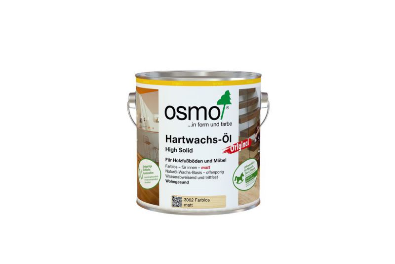 Osmo Hartwachs-Öl Original Farblos Matt 2,50 l - 10300050
