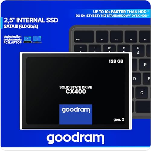Goodram SSD CX400 Serie Interne SSD 6.35 cm (2.5 Zoll) 512 GB Retail SSDPR-CX400-512 SATA III