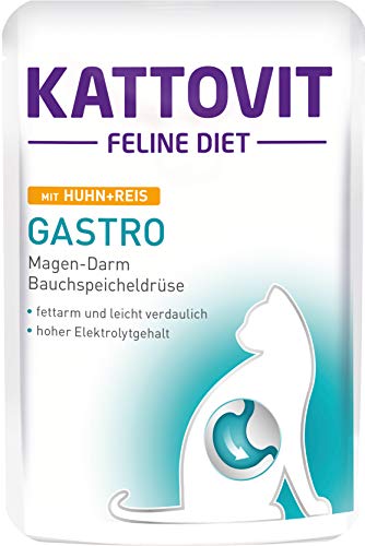 Kattovit Gastro Huhn+ Reis, 24er Pack (24 x 85 g)