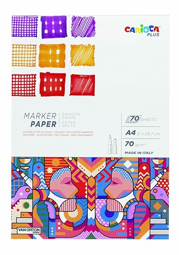 Carioca 45220, Papier, Weiß, Formato A4