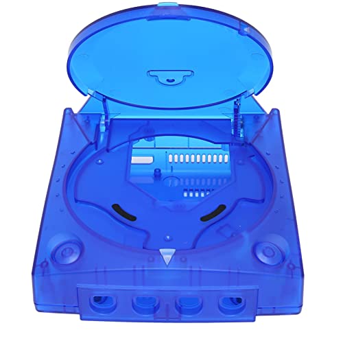 Spielkonsolenschutz, Durchscheinendes Kunststoffschild, Durchscheinendes Gehäuse, Blau für SEGA Dreamcast DC-Spielekonsole