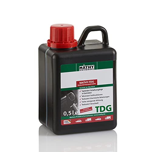 MATHY-TDG Additiv für Direktschalt und Doppelkupplungsgetriebe zum Schutz vor Verschleiß und Vorbeugung von Getriebeschäden 0,5 Liter