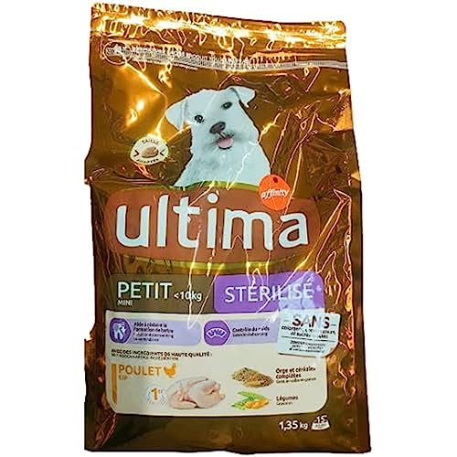 Ultima Trockenfutter für kleine Hunde, sterilisiert, 1,35 kg