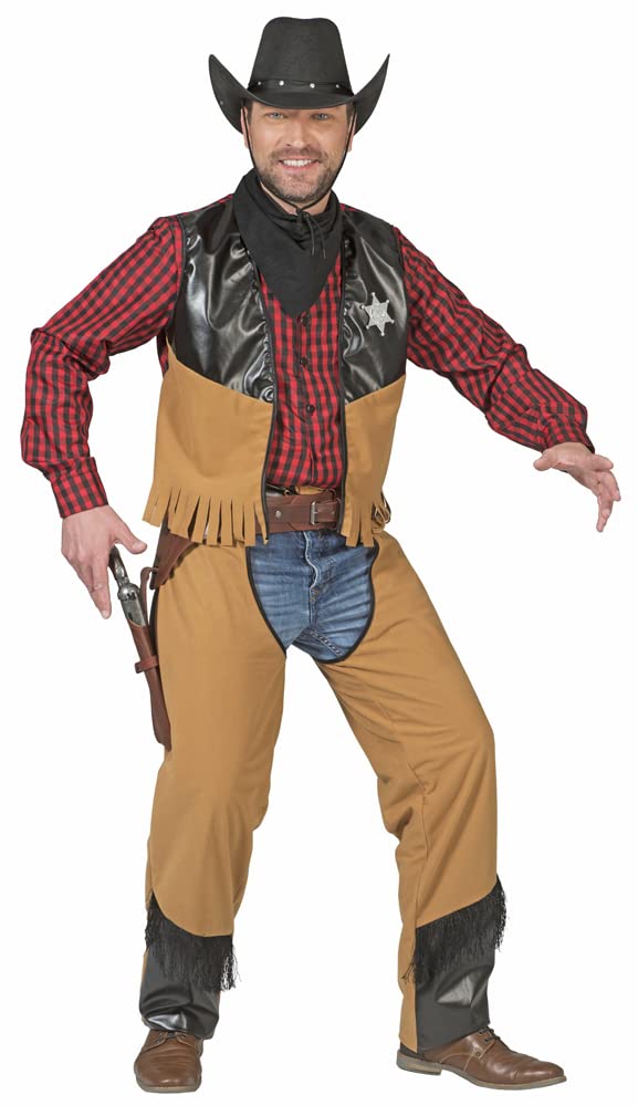 Cowboy Austin Kostüm für Herren Gr. 52 54