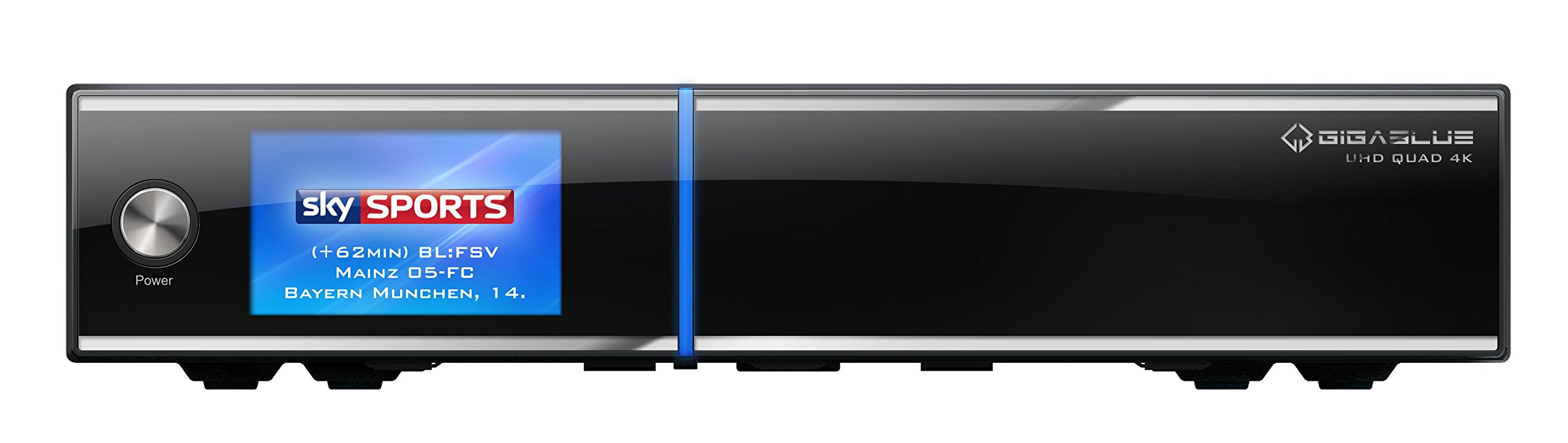 GigaBlue UHD-4K Quad 4K TV-Receiver schwarz (2000GB HDD)