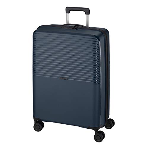Bordgepäck Trolley Koffer aus sehr flexiblem und stoßfestem Polypropylen - Teleskopgriff - TSA Schloss - 4 Räder - 39l - Blau