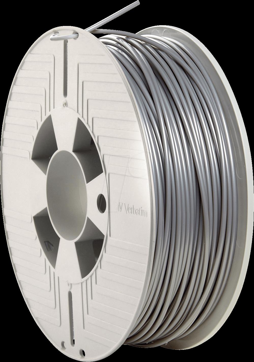 Verbatim ABS-Filament, 2, 85 mm, 1 kg, Silber