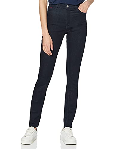 Tommy Jeans Damen HIGH RISE SKINNY SANTANA NRST Skinny Jeanshose Blau (New Rinse Stretch 911) W26/L32 (Herstellergröße: W26/L32)