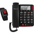 Amplicomms BigTel 50 Alarm Plus Schnurgebundenes Seniorentelefon für Hörgeräte kompatibel, inkl.