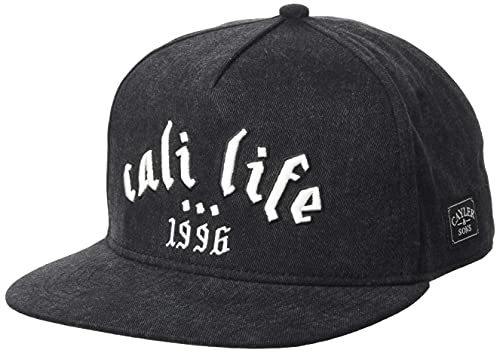 Cayler & Sons Unisex Metal Life Cap Baseballkappe, Black/White, one Size