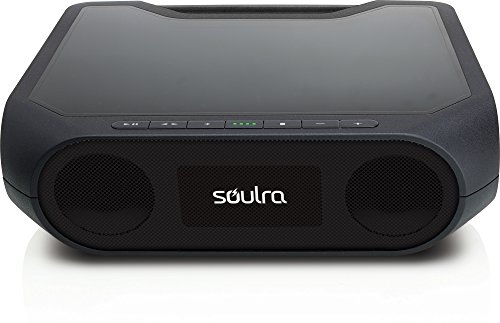 Soulra Rugged rukus Xtreme The Super-Loud, All-Terrain, Smartphone Charging, Dual-Powered Wireless Sound System for Xtreme Audiophiles