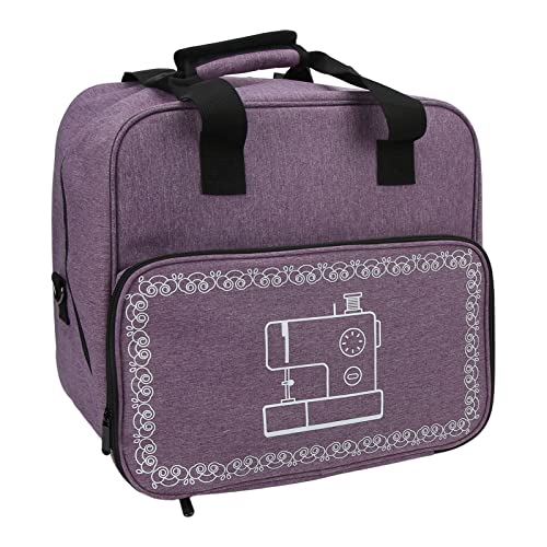 Nähmaschinen-Tragetasche, Nähmaschinen-Tasche Exquisite schöne tragbare tragbare für zu Hause für Reisen(Violett)