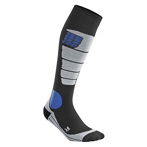 CEP Damen Socken Pro+ Snowboard Socks, L, black/grey