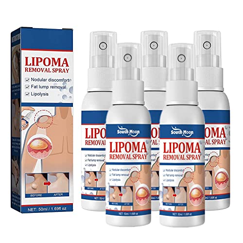 Lipoout Lipomheilung Reduction Spray, 2023 Best Instant Lipoma Removal Spray, 50 ml Lipomheilung Reduction Spray, Lumpfree Lipoma Removal Spray for Women Men (5PCS)
