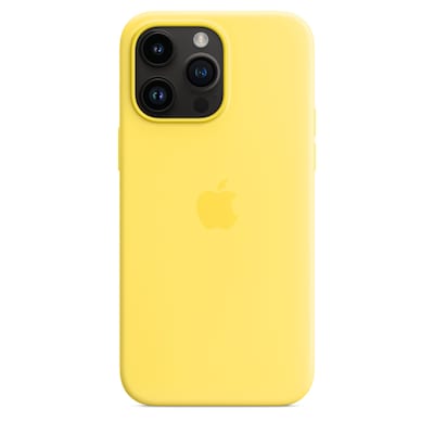 Apple iPhone 14 Pro Max Silikon Case mit MagSafe - Kanariengelb ​​​​​​​