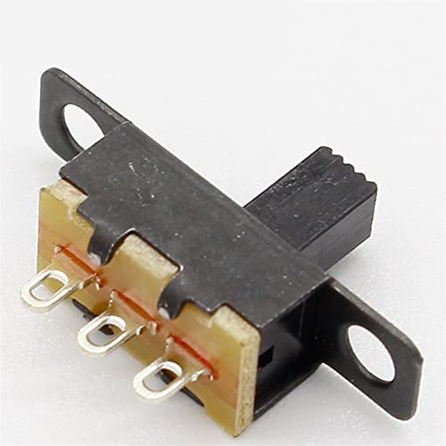 elektronischer Schalter 20 Stück 5V 0,3A Mini-Größe schwarzer SPDT-Schiebeschalter for kleine DIY-Stromversorgung