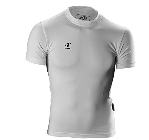 Ju-Sports Compression Shirt Kurzarm weiß