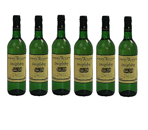 6x Imiglykos Weiß lieblich Achaia Clauss je 750ml 10,5% + 2 Probier Sachets Olivenöl aus Kreta a 10 ml - griechischer weißer Wein Weißwein Griechenland Wein Set