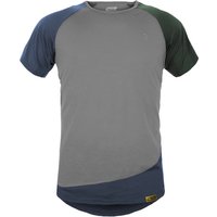 Grüezi Bag - Woodwool T-Shirt Mr. Kirk - T-Shirt Gr S grau/schwarz