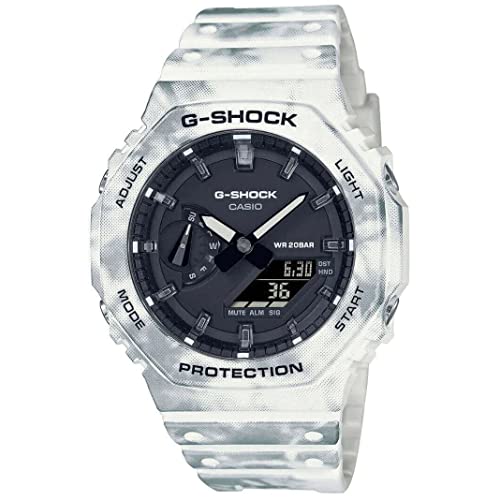 G-Shock Classic AnaDigi Herrenuhr Set Weiß/Grün Casio Schwarz