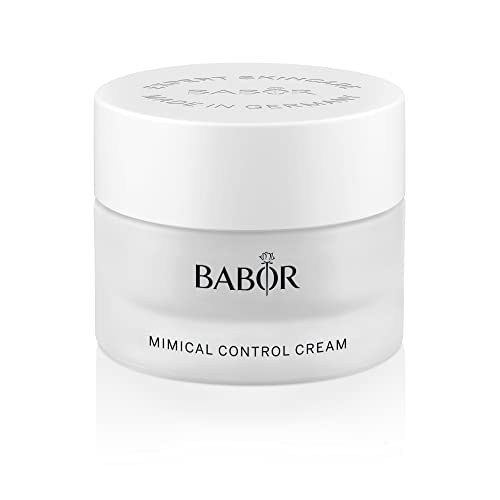 BABOR CLASSICS Mimical Control Cream, Leichte Gesichtscreme für trockene Haut, Gegen Mimikfalten und Mikroverspannungen, Vegane Formel, 50 ml