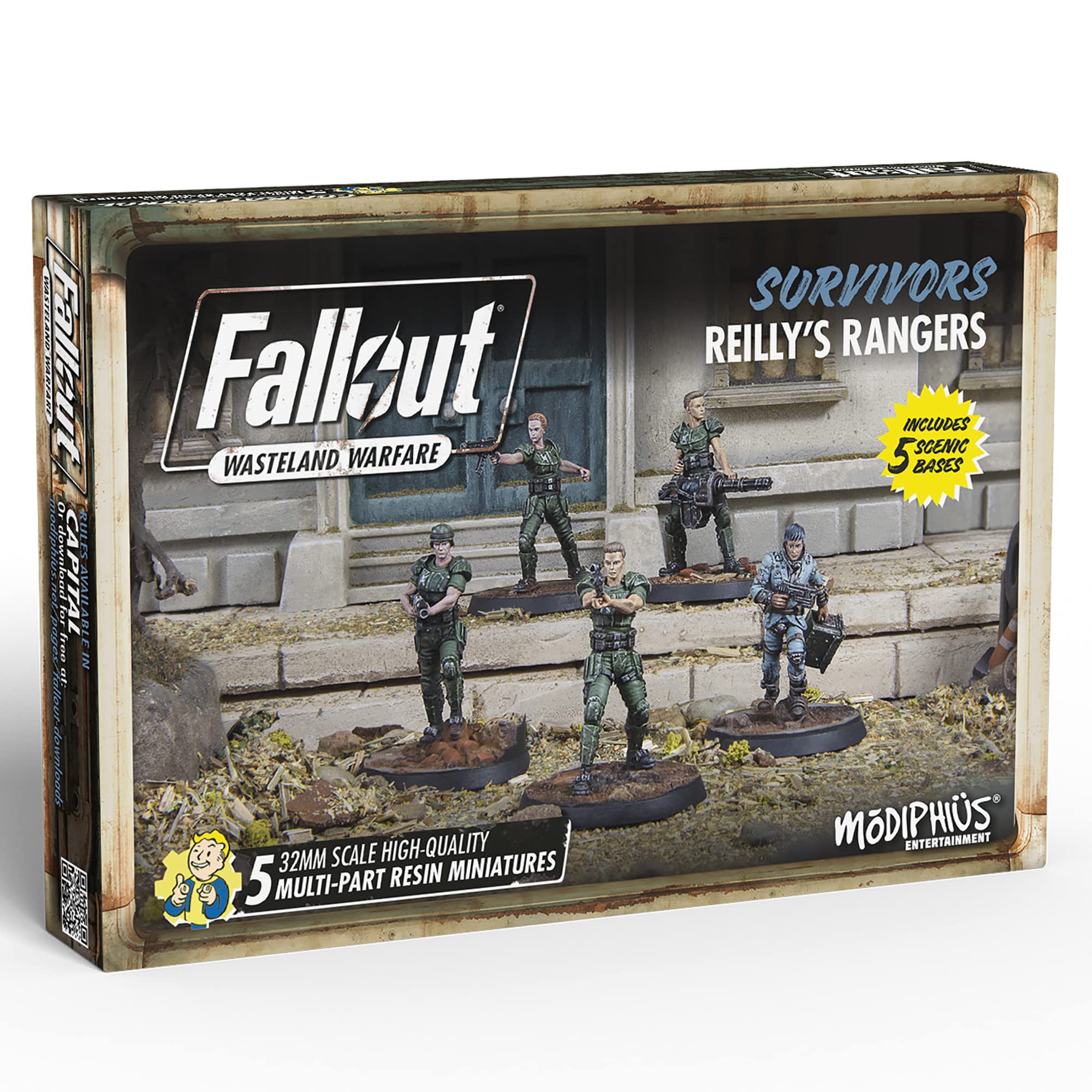 Modiphius Fallout Wasteland Warfare Survivors Reilly's Rangers