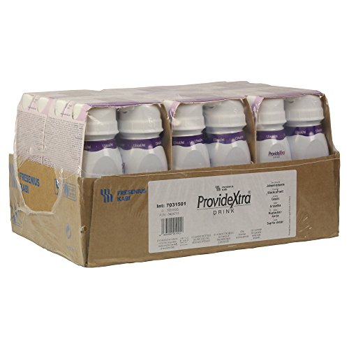 ProvideXtra DRINK Johannisbeere, 200 ml - niedermolekulare Zusatznahrung - 24 EasyDrinks