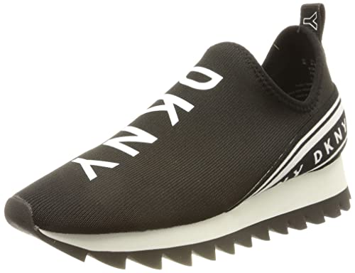 DKNY Women's Footwear ABBI - SLIP ON SNEAKER,BLACK, 7