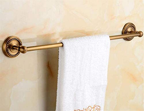 MFLASMF Punch Free Handtuchhalter, Bronze Badezimmer Einpolig Handtuch hängen, Badezimmer Wand Handtuchhalter Für Schlafzimmer Küche Büro-L 80cm (31inch)