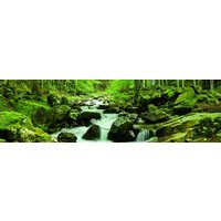papermoon Vlies- Fototapete Digitaldruck 350 x 100 cm, Soft Water Stream