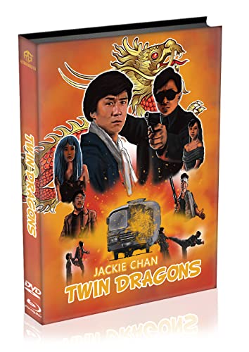 Twin Dragons - Jackie Chan - Mediabook Cover A [Blu-ray]