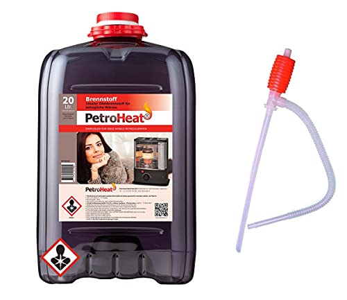 CAGO Petroleum Kanister, für eine saubere Verbrennung - 20l Liter mit Handpumpe