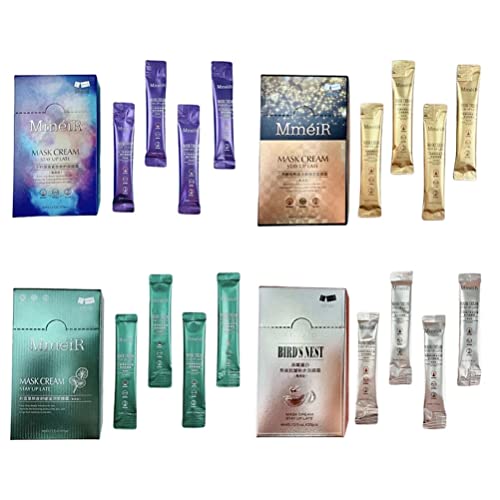 No-wash Sleep Mask Moisturizing Repairing Face Mask Cream Firming Remove Fine Lines Face Skin Care Mask (4 Box)