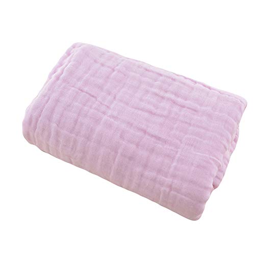 Eyand Swaddle Decke Neugeborenes, Muslin 6 Schicht Multi Use Baby-Tuch & Blanket - 41 x 41 Inch, Rosa