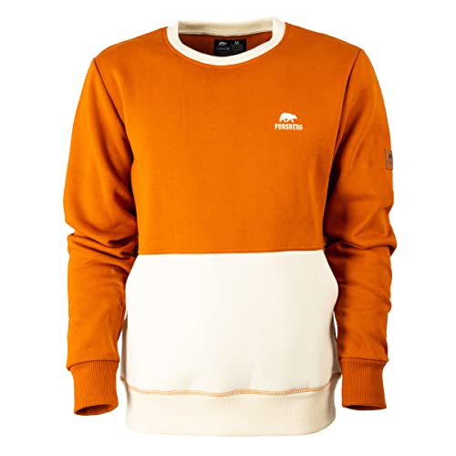 FORSBERG Sweatshirt Alvarson, Farbe:rostrot/Creme, Größe:L