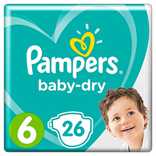 Pampers Baby-Dry Größe 6, 26 Windeln