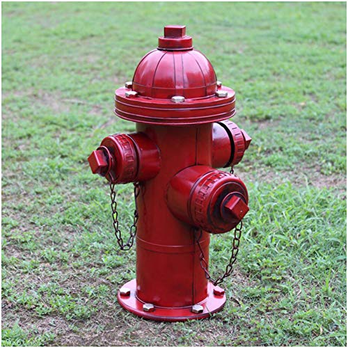 LUCKFY Hydrant Statue Feuer - Vintage Hydrant Modell - Zubehör für Modelleisenbahn - für Haus, Bar Dekoration, Filmrequisiten, Puppy Pee Post und Geschenk für Feuerwehrmann